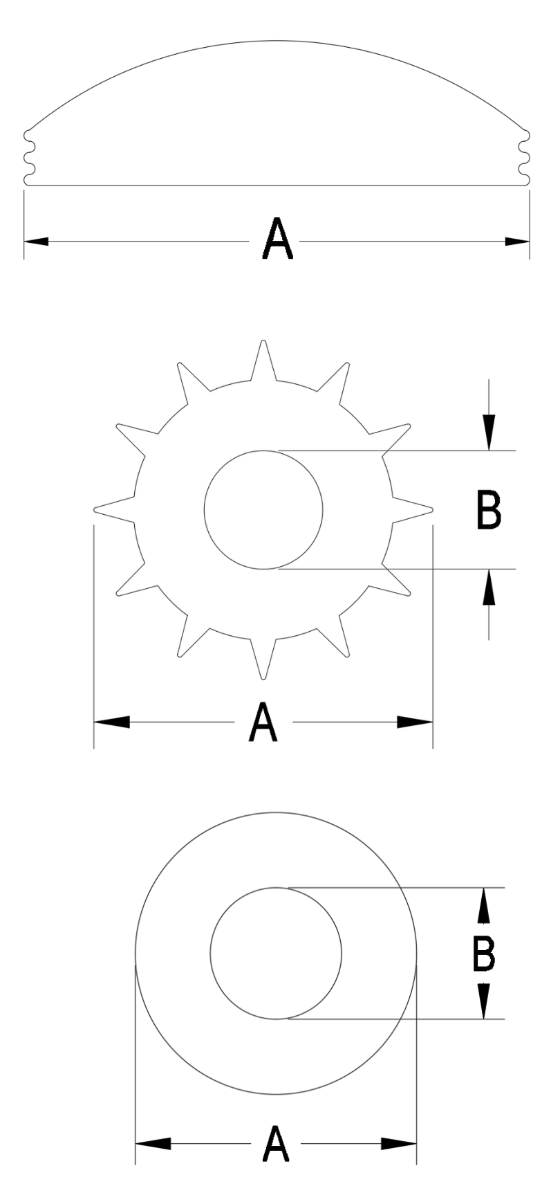 Spline Dimension Guide