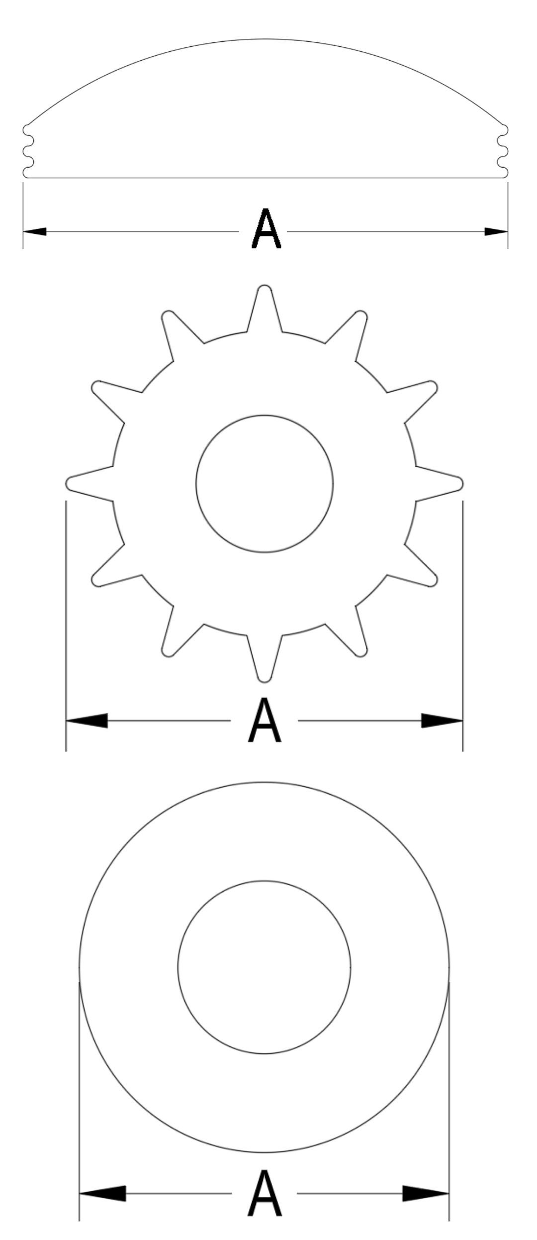 Spline Dimension Guide